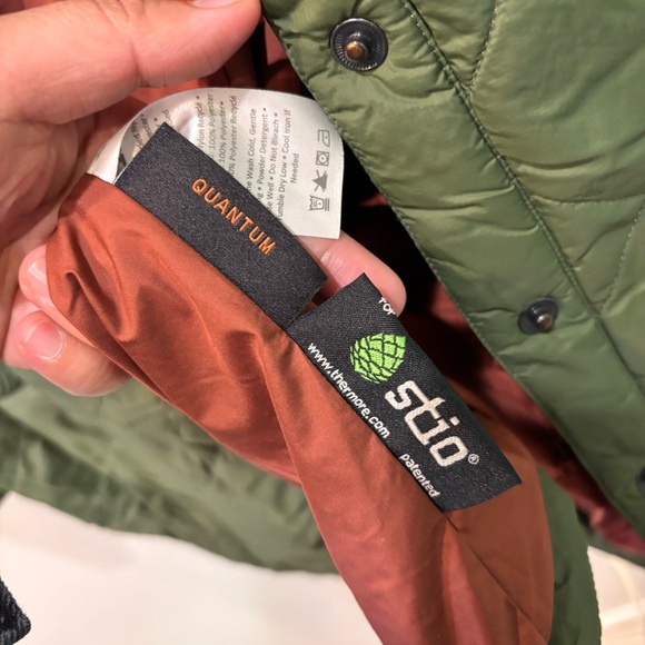 Stio Pertex Quantum Thermore Insulated Quilted Green Jacket Women’s Size Small - Picture 13 of 16